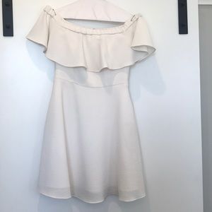 White off the shoulder dress